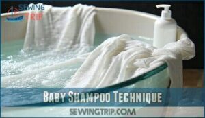 baby shampoo technique