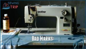 bad marks: