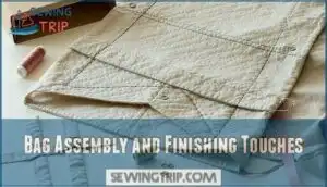bag assembly and finishing touches bag assembly and finishing touches