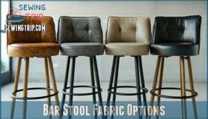 bar stool fabric options