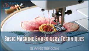 basic machine embroidery techniques