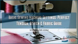 basic sewing machine settings