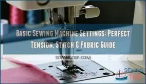 basic sewing machine settings