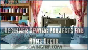 beginner sewing projects for home decor