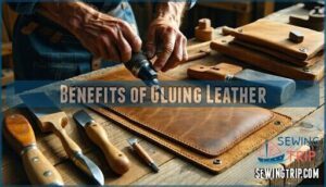 benefits of gluing leather