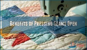 benefits of pressing seams open