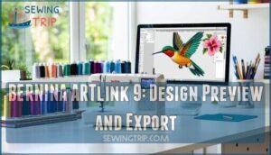 bernina artlink 9: design preview and export