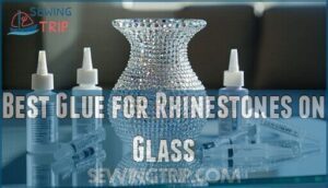 best glue for rhinestones on glass