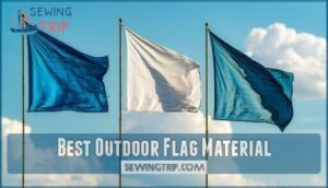 best outdoor flag material