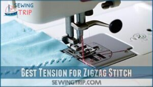 best tension for zigzag stitch