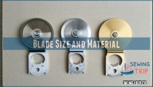 blade size and material