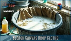 bleach canvas drop cloths
