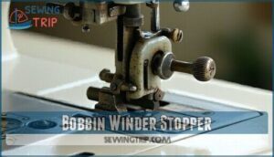 bobbin winder stopper