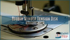 bobbin winder tension disk