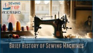 brief history of sewing machines