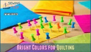 bright colors for quilting