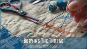 burying the thread