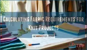 calculating fabric requirements for knit projects