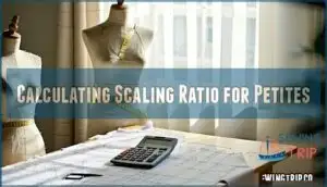 calculating scaling ratio for petites