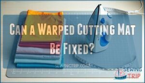 can a warped cutting mat be fixed