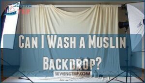 can i wash a muslin backdrop