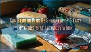 can sewing pins be sharpened