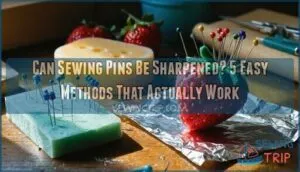 can sewing pins be sharpened