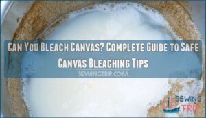 can you bleach canvas