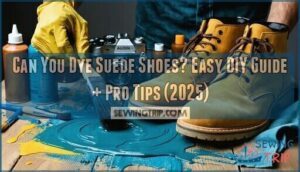 can you dye suede shoes
