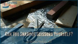 can you sharpen scissors yourself