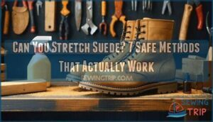can you stretch suede how to