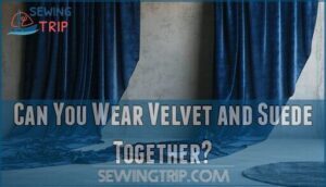 can you wear velvet and suede together