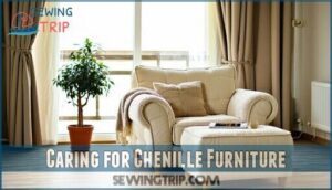 caring for chenille furniture