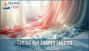caring for drapey fabrics