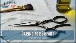 caring for shears