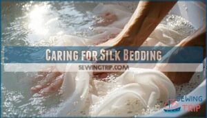 caring for silk bedding