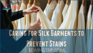 caring for silk garments to prevent stains