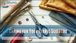 caring for your fabric scissors