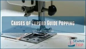 causes of thread guide popping