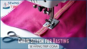 chain stitch for basting