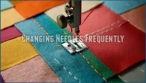 changing needles frequently