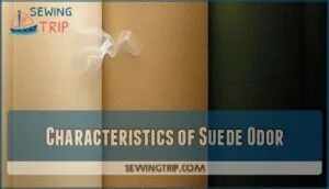 characteristics of suede odor
