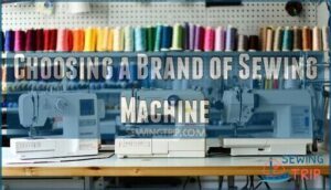 choosing a brand of sewing machine