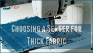 choosing a serger for thick fabric