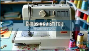 choosing a stitch