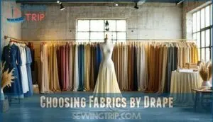 choosing fabrics by drape