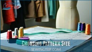 choosing pattern size choosing pattern size