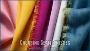 choosing seam finishes