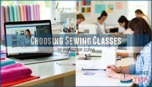 choosing sewing classes