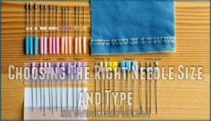 choosing the right needle size and type